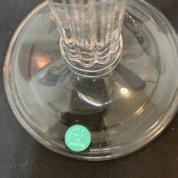 Tiffany & Co lead Crystal Hampton candlestick holder pre own 10” good condition - Picture 5 of 6